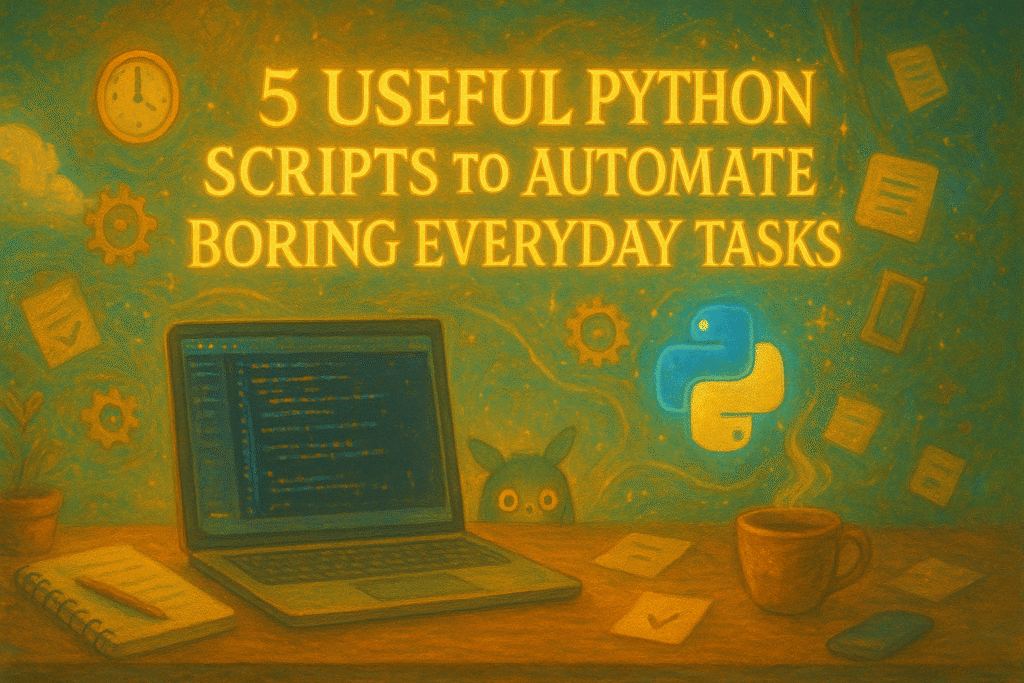 5 Useful Python Scripts to Automate Boring Everyday Tasks src ebmwxf featured