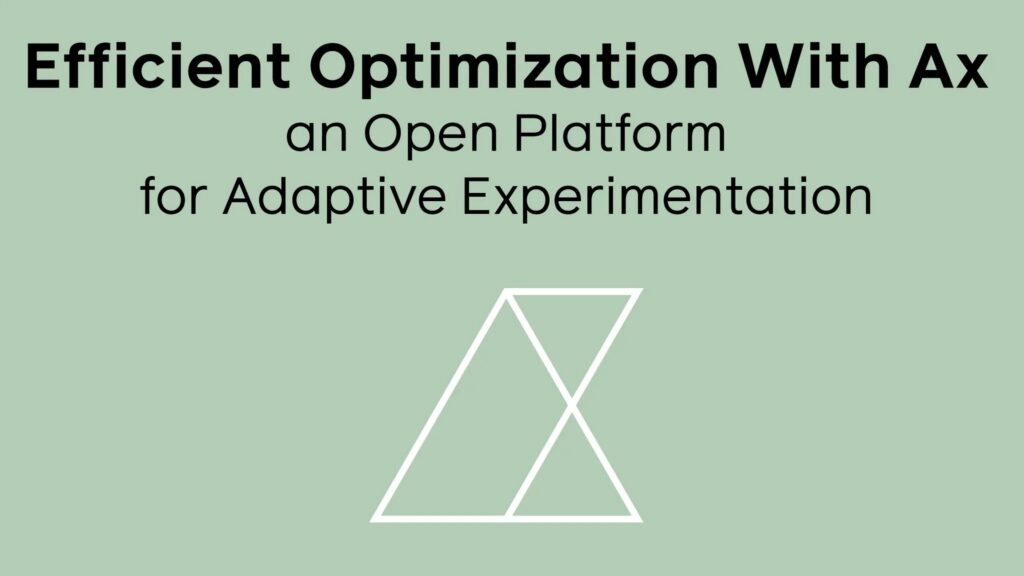 Efficient Optimization with Ax: An Open Platform for Adaptive Experimentation src h6wde7 featured