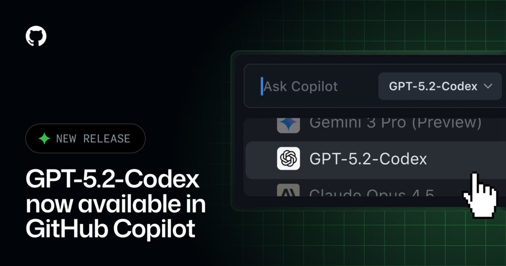 GPT-5.2-Codex is now generally available in GitHub Copilot src 1ngu8mh featured