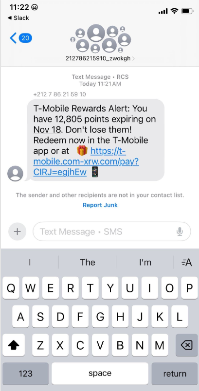 SMS Phishing Scams Evolve: Targeting Rewards Points, Tax Refunds, and Fake Online Stores src 1tr78mx featured