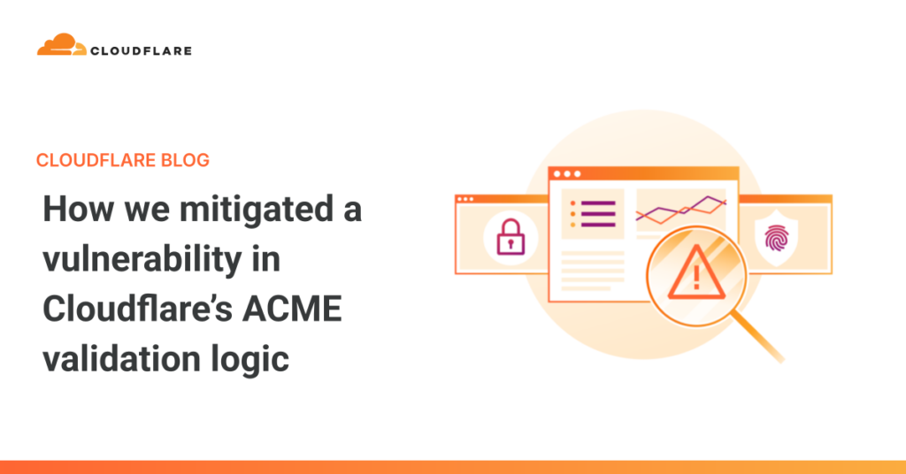 How Cloudflare Mitigated a Vulnerability in its ACME Validation Logic src 18czjie featured